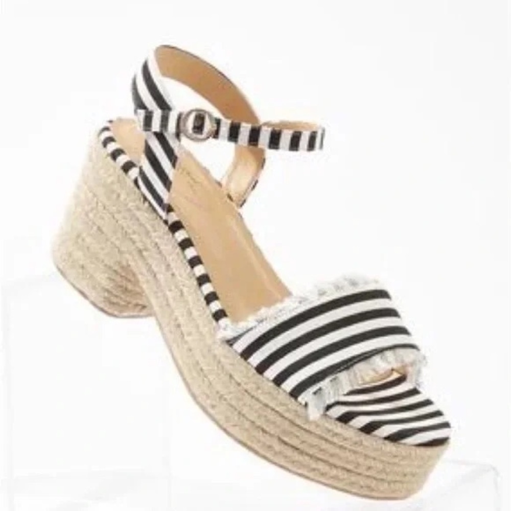 Cato | Stripe Roped Heel Sandals Various Sizes Available
